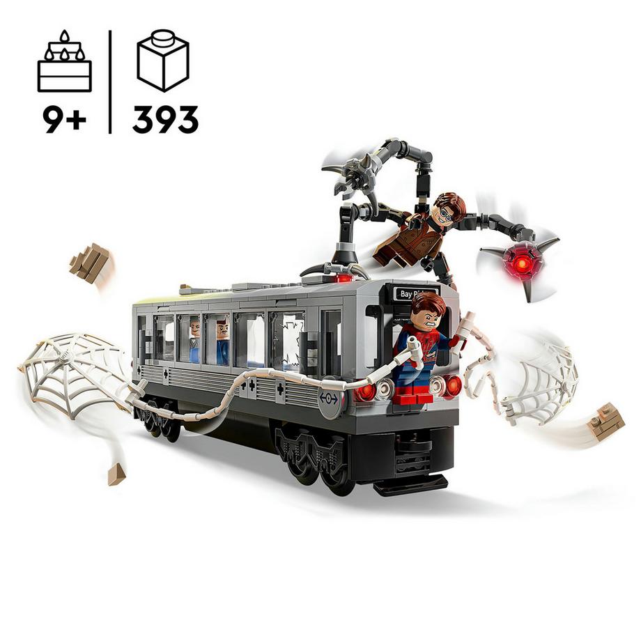 LEGO®  76321 La scène du train de Spider-Man et Docteur Octopus 
