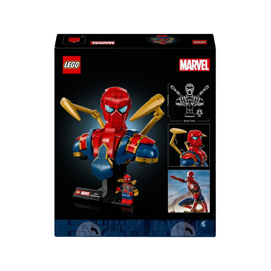 LEGO®  76326 Buste d’Iron Spider-Man 