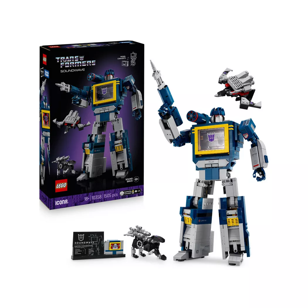Lego Icons Transformers: Soundwave 10358