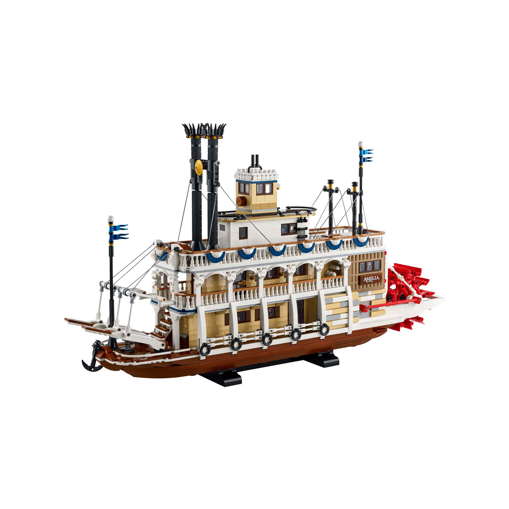 LEGO®  21356 Le bateau à vapeur du Mississippi 