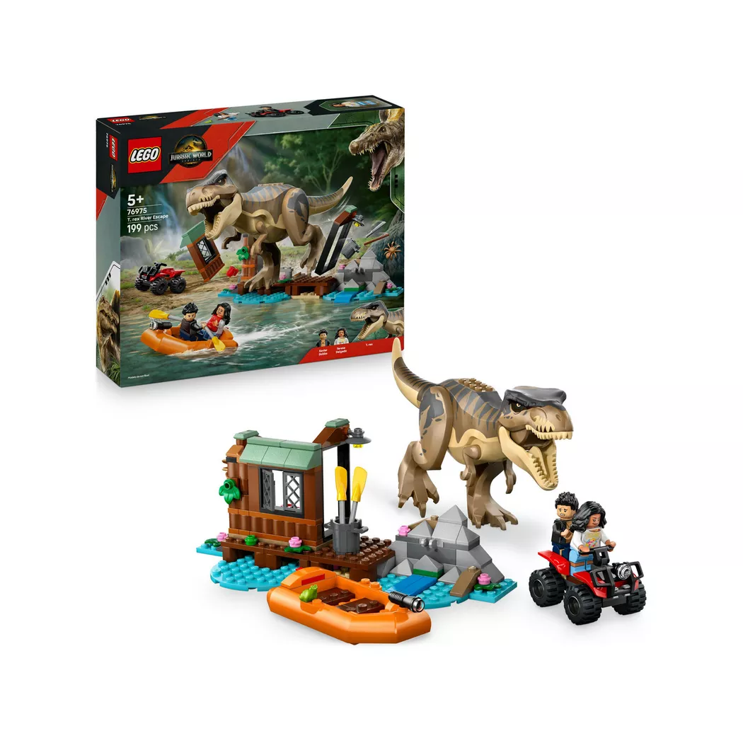 Lego Jurassic World På flukt fra t. rex 76975