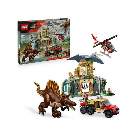 LEGO®  76976 Spinosaurier & Quetzalcoatlus: Hubschrauber-Einsatz 