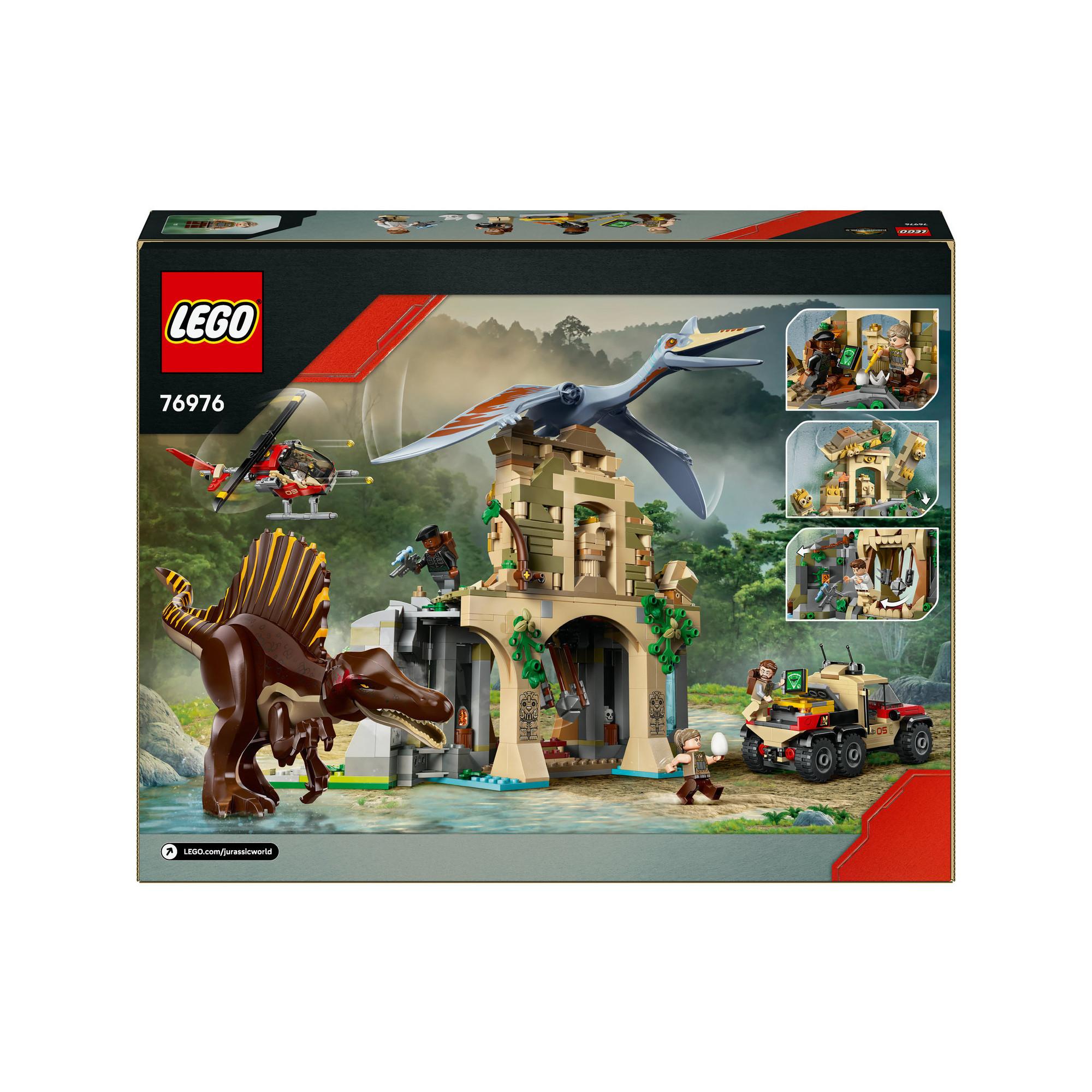 LEGO®  76976 Spinosaurier & Quetzalcoatlus: Hubschrauber-Einsatz 