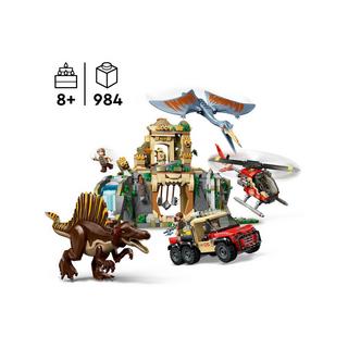 LEGO®  76976 Spinosaurier & Quetzalcoatlus: Hubschrauber-Einsatz 