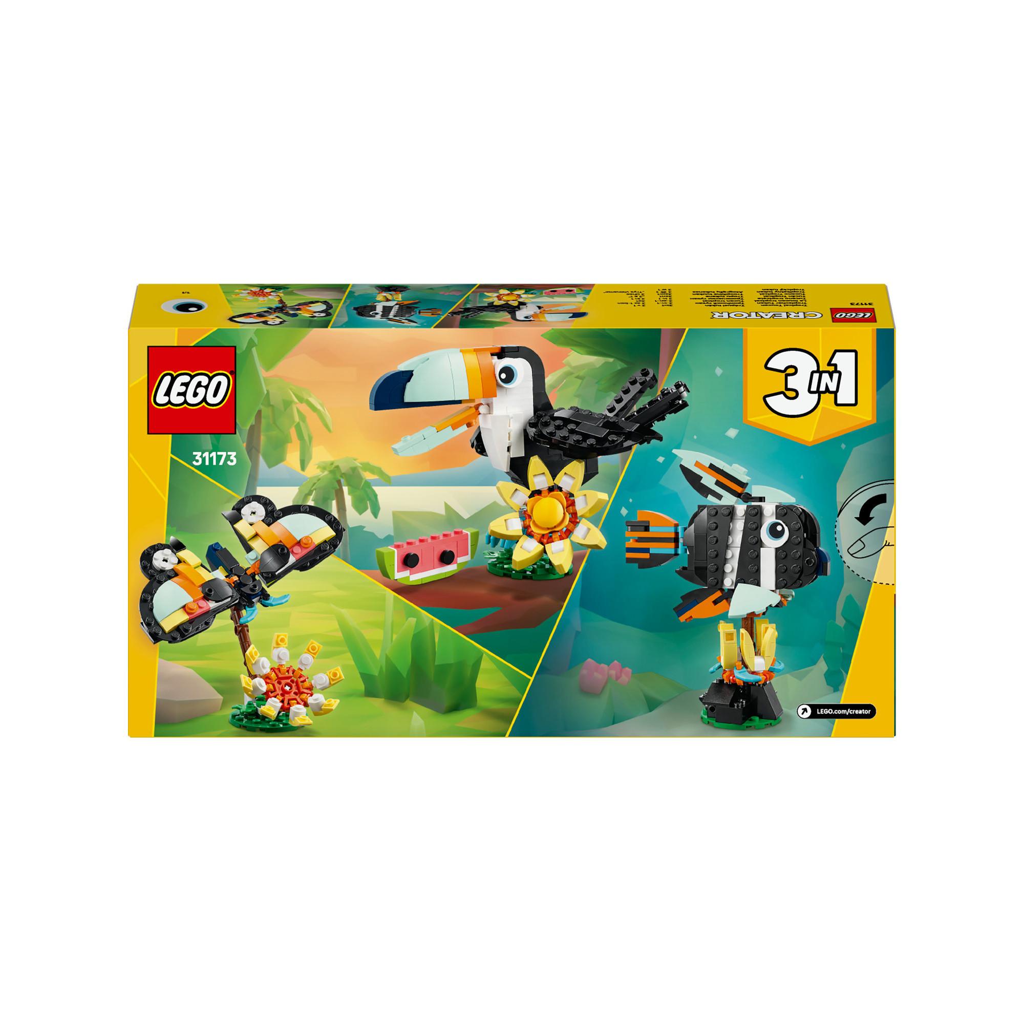 LEGO®  31173 Animaux sauvages : le toucan tropical 