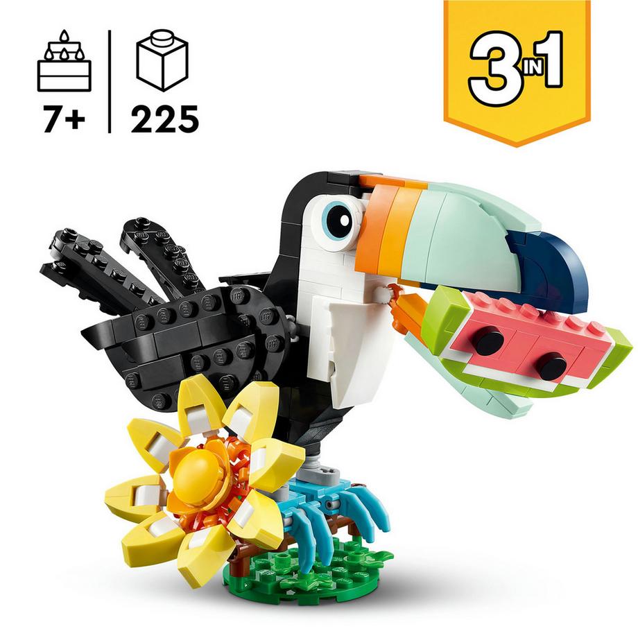 LEGO®  31173 Animaux sauvages : le toucan tropical 