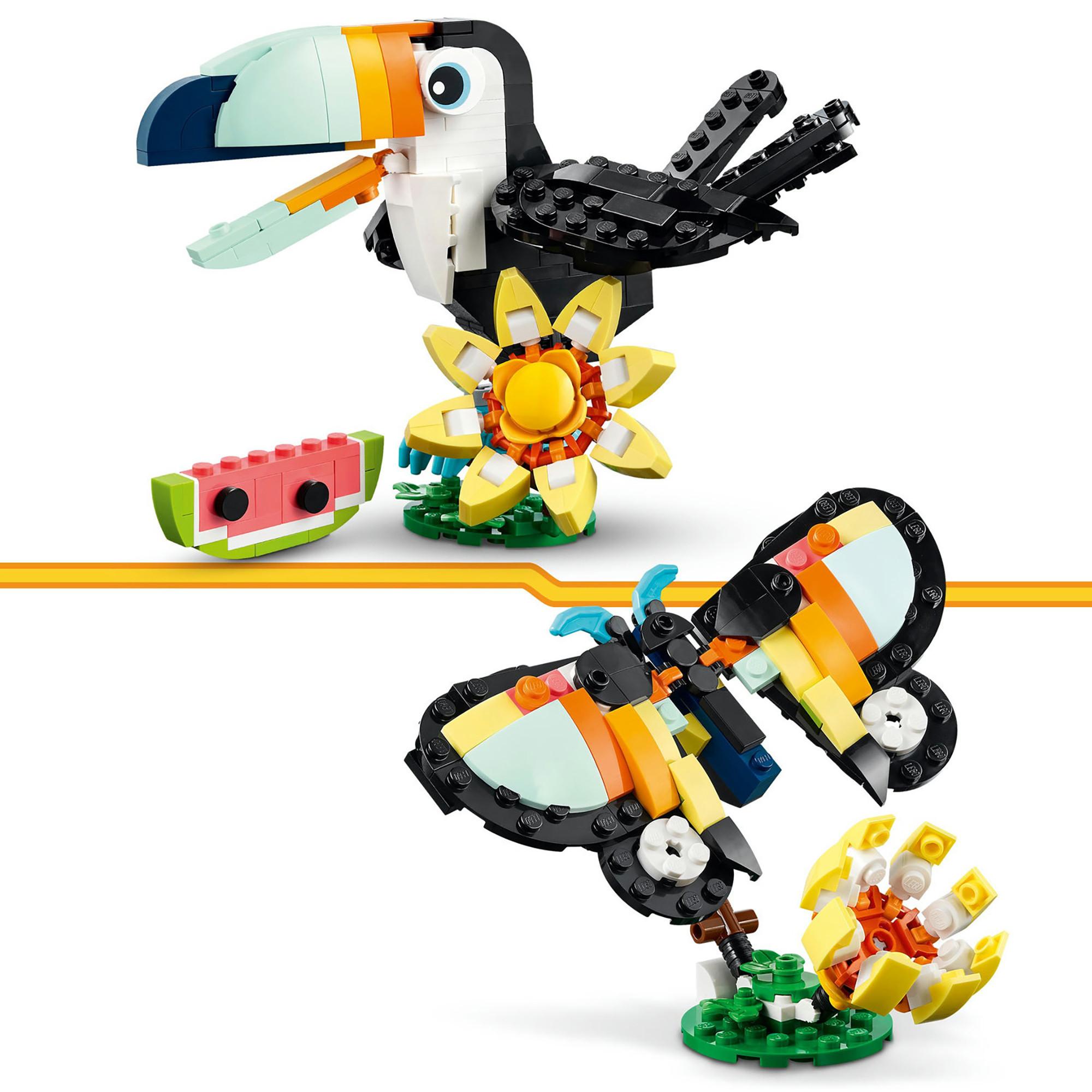 LEGO®  31173 Animaux sauvages : le toucan tropical 