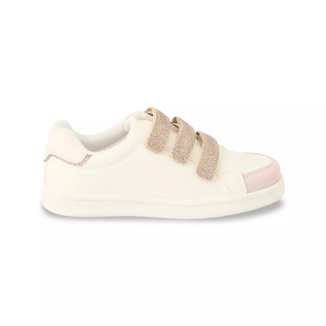 Tape à l'oeil - Sneakers, Low Top, Low Top Sneakers mit Glitzerstreifen, 31, Weiss