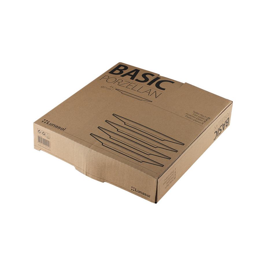 Lunasol Speiseteller, 4 Stück Basic 