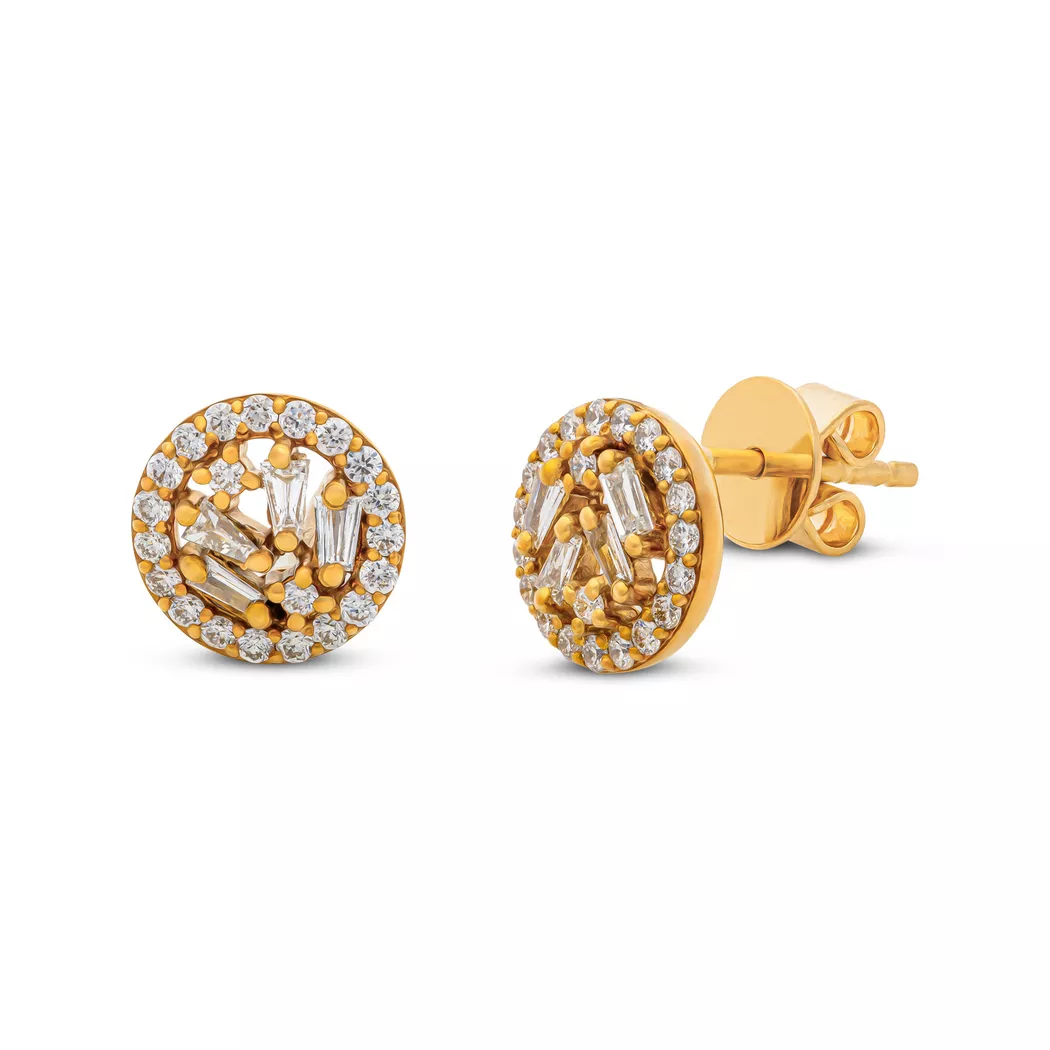 ZEN DIAMOND - Ohrringe, One Size, Gelbgold 5