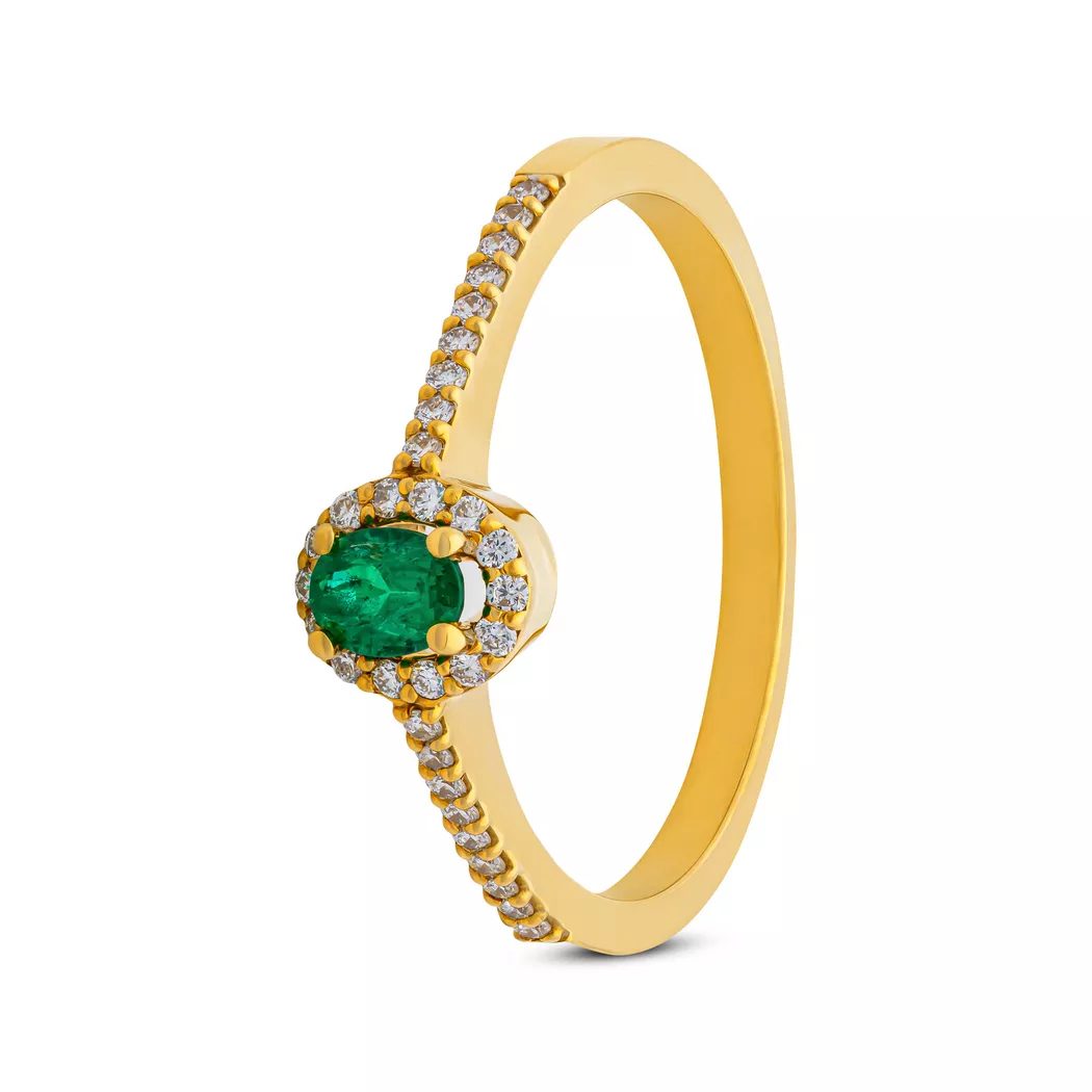 ZEN DIAMOND - Ring, 56, Gelbgold