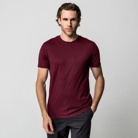 Manor Man T-shirt col rond manches courtes  