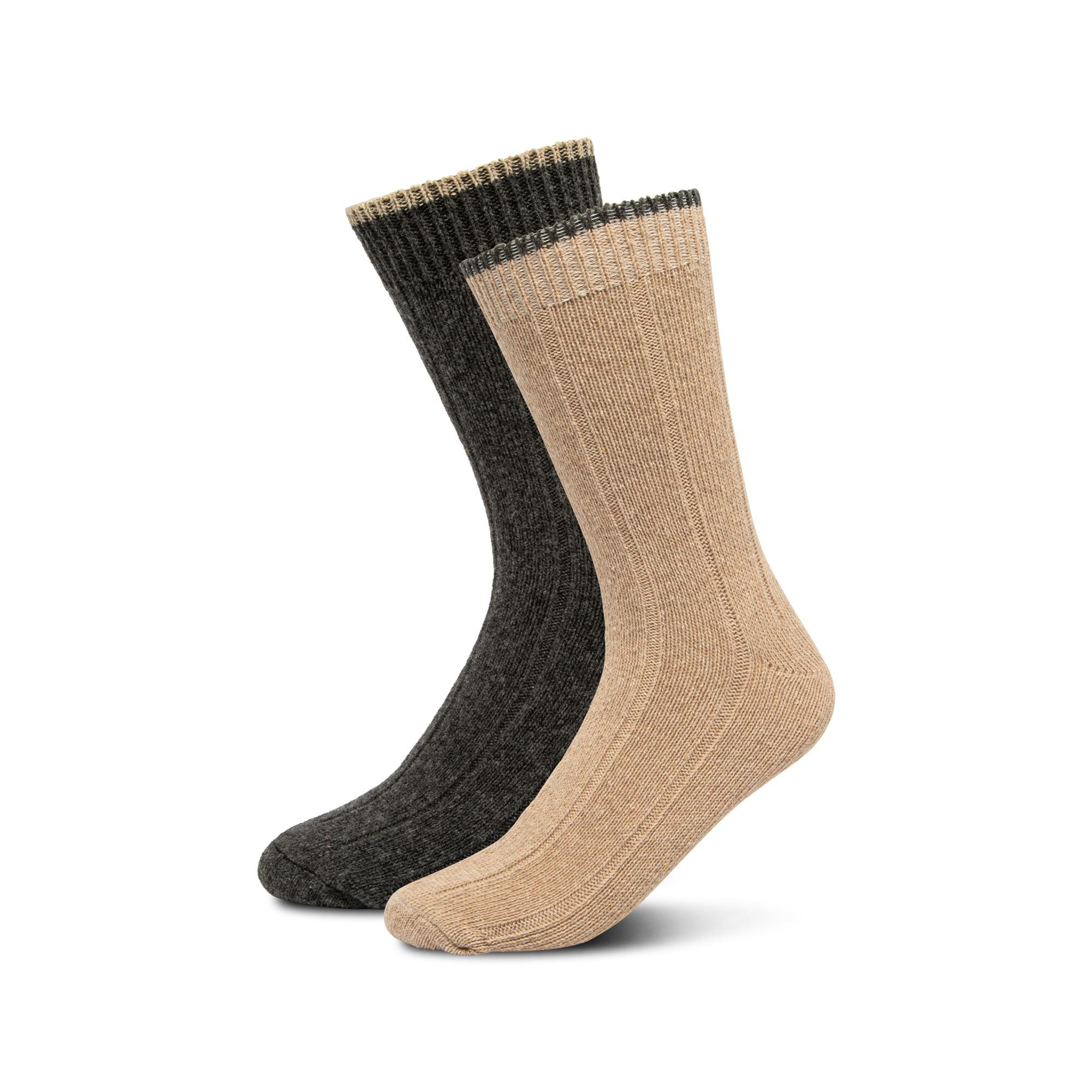 Manor Man Men Wool Socks 2P  