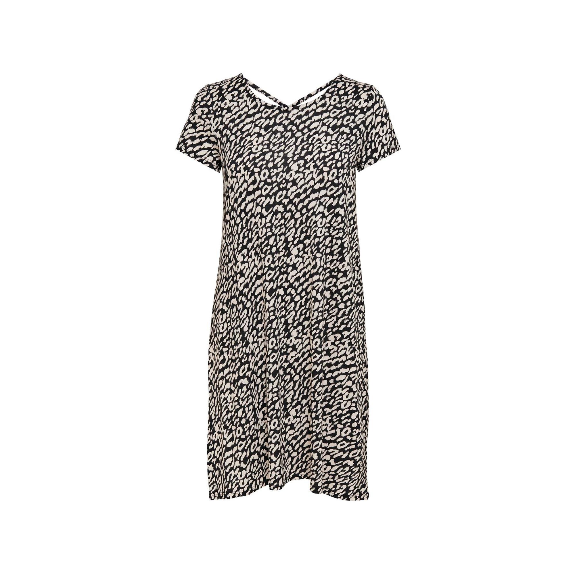 ONLY Robe à Manches Courtes Imprimé Floral  