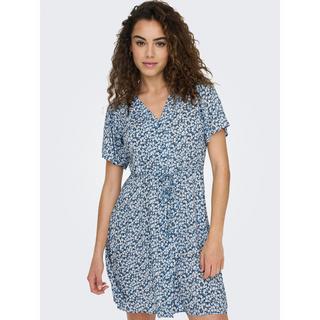 ONLY Robe Courte Manches Courtes Fleurie  