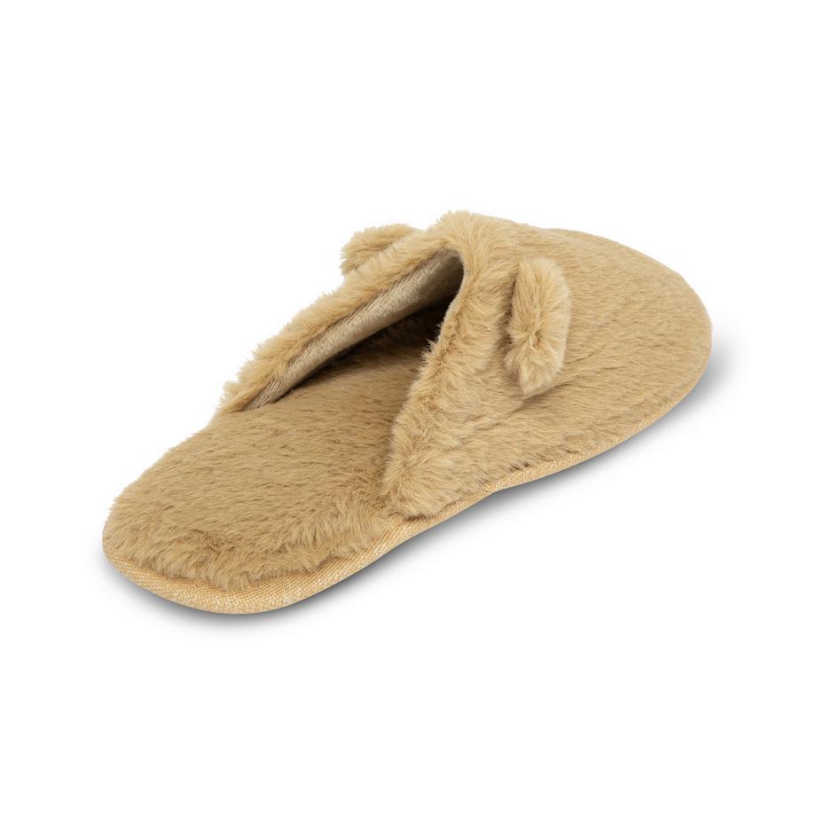 Manor Woman Hausschuhe aus Kunstfell mit Tierohren  