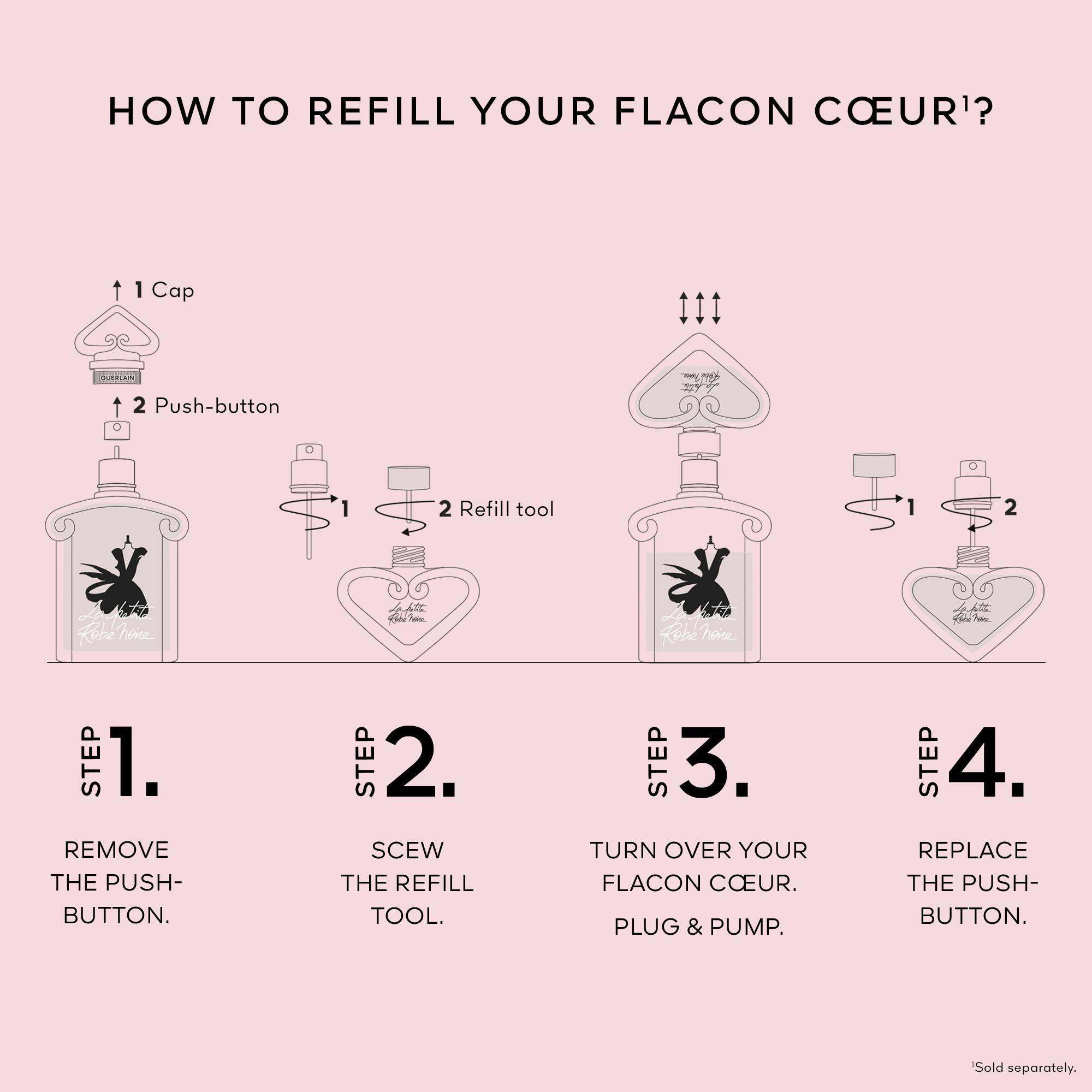 Guerlain La Petite Robe Noire  Flacon Cœur Eau de Toilette  