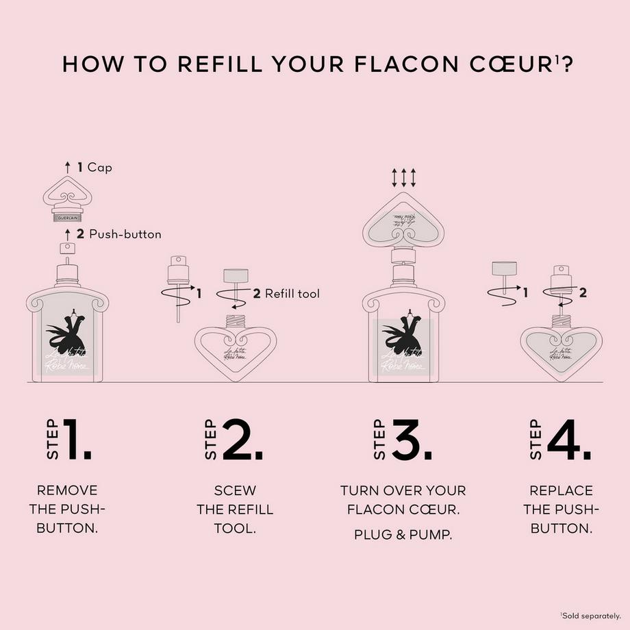 Guerlain La Petite Robe Noire  Flacon Cœur Eau de Toilette  