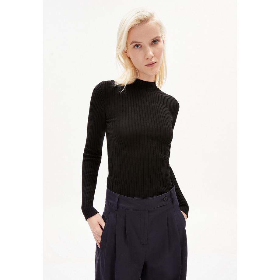 ARMEDANGELS Alaania Top Côtelé Manches Longues  