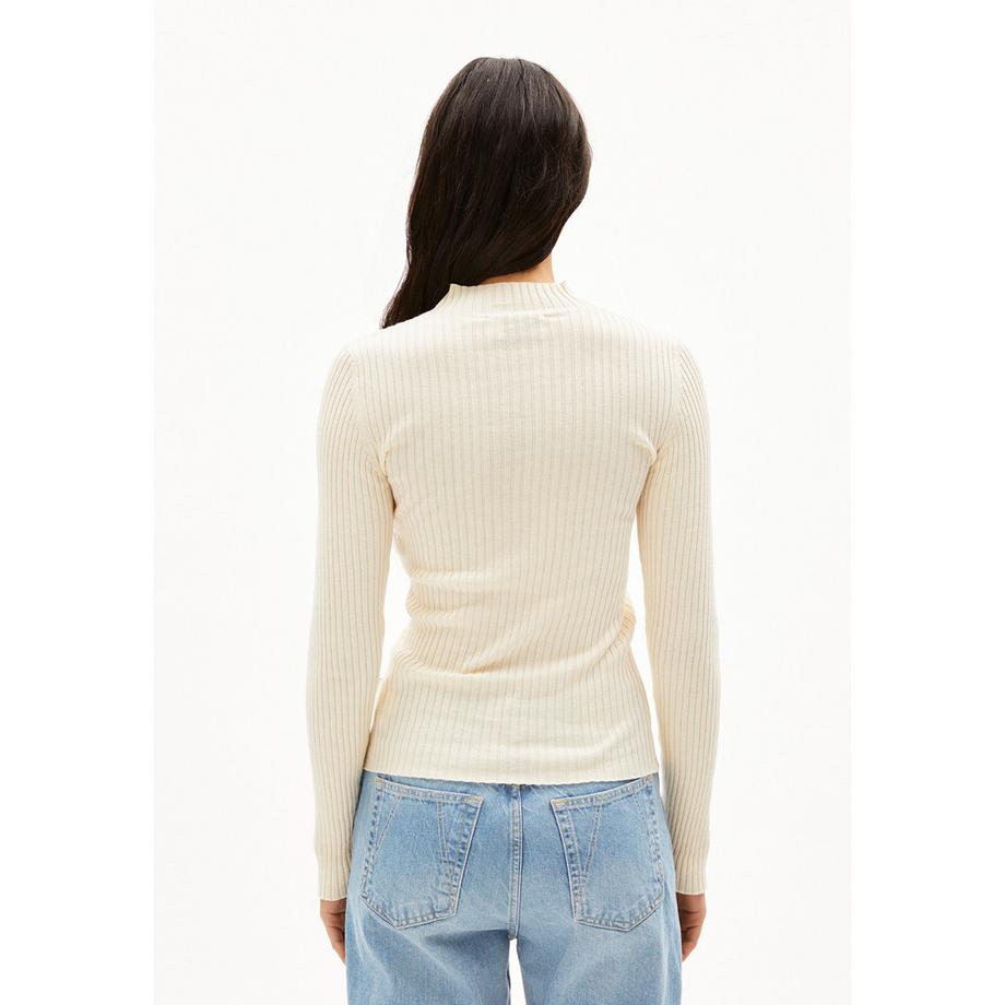 ARMEDANGELS Alaania Top a Costine Maniche Lunghe  