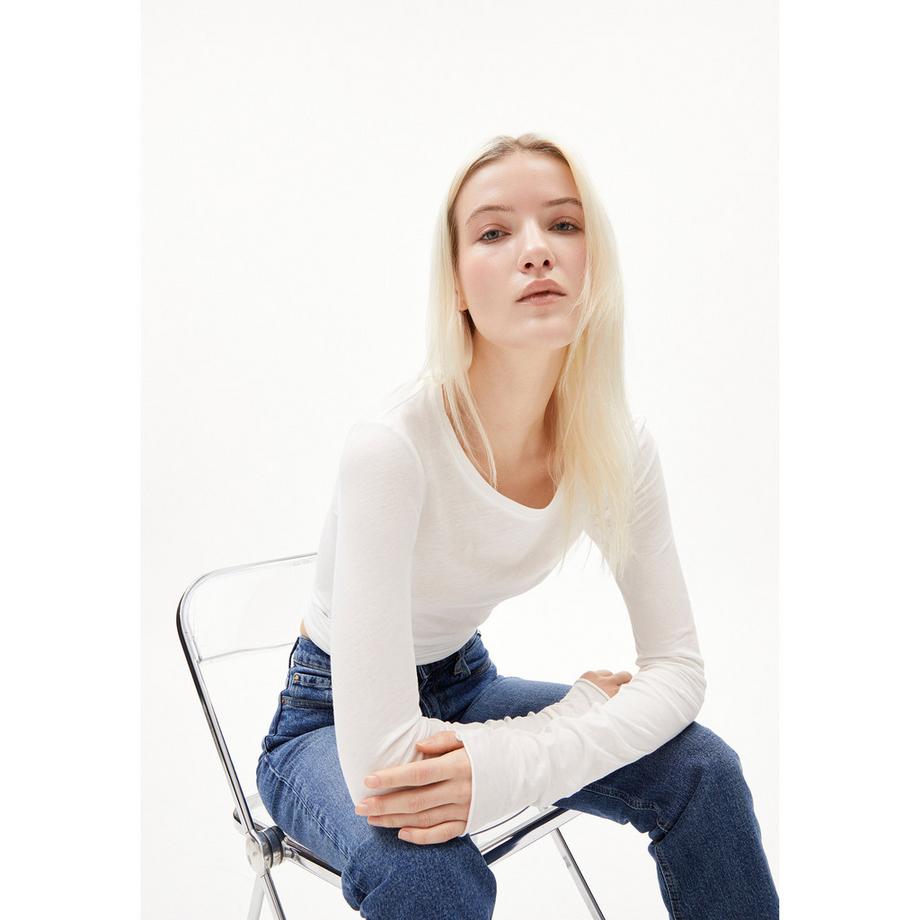 ARMEDANGELS Langarm Rundhals Top  