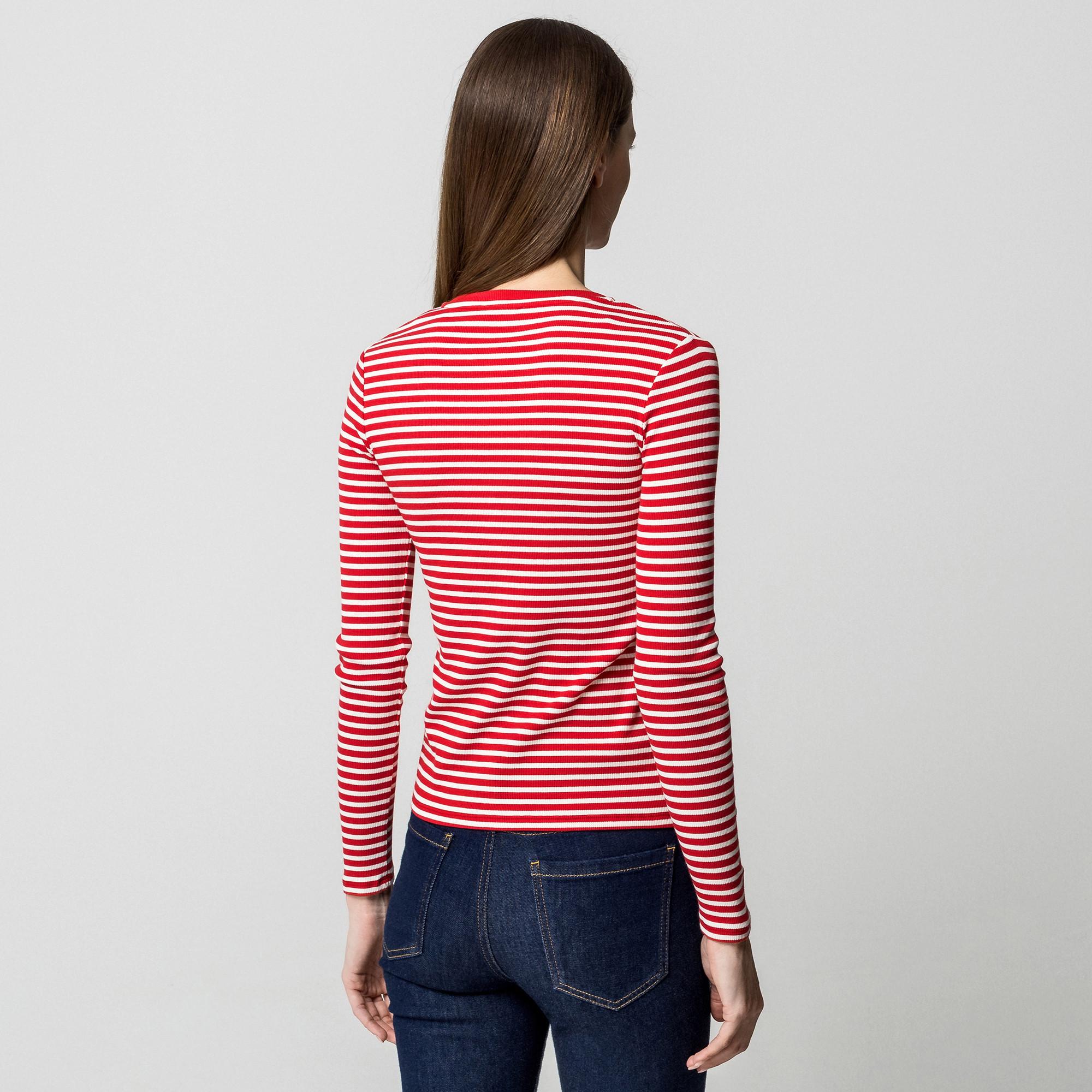 Manor Woman T-shirt Manches Longues Rayé  