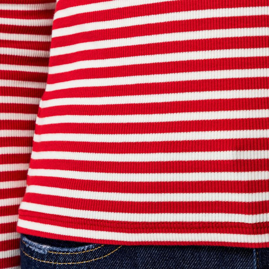 Manor Woman T-Shirt Manches Longues Rayé  