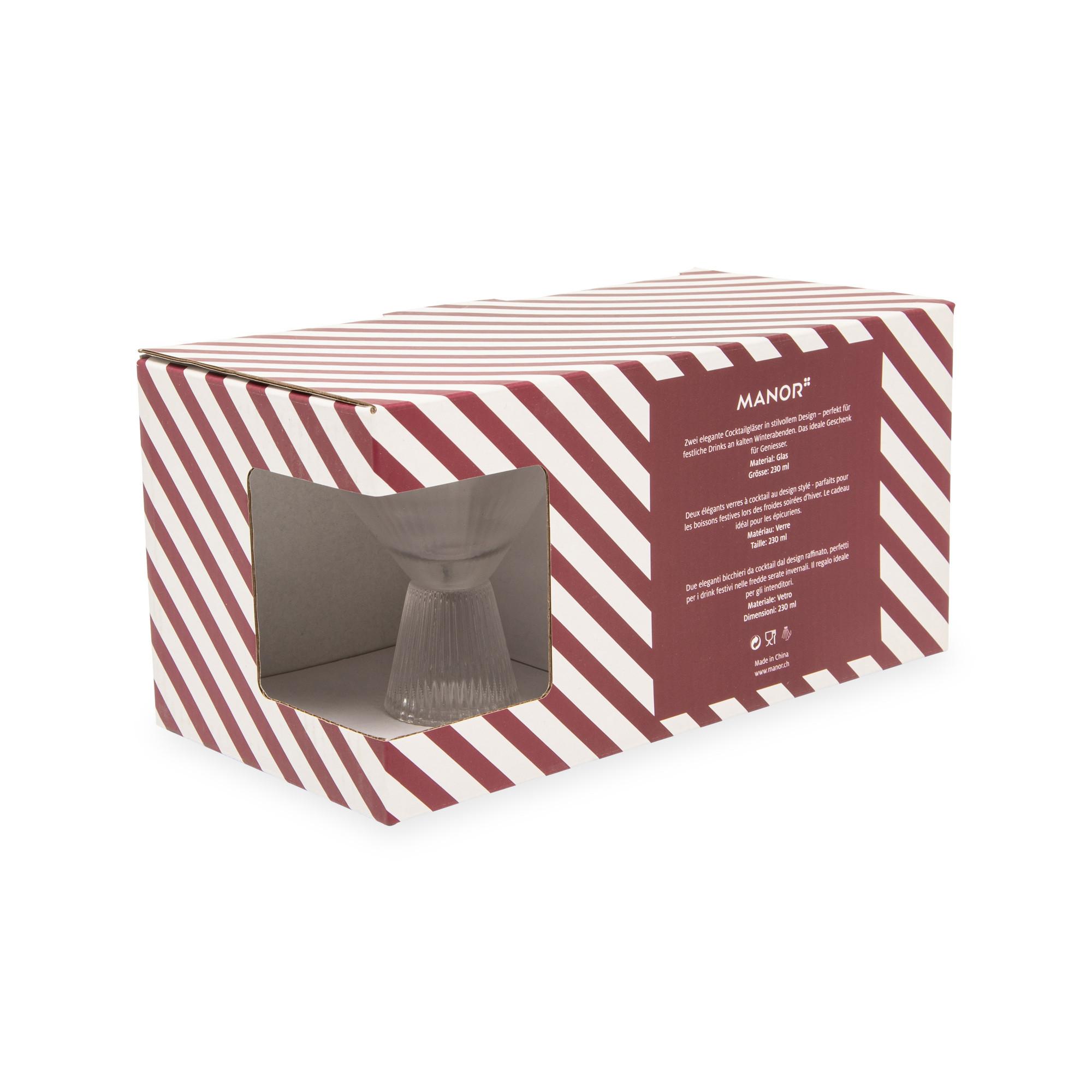 Manor Cocktailglas, 2 Stück Drinks 
