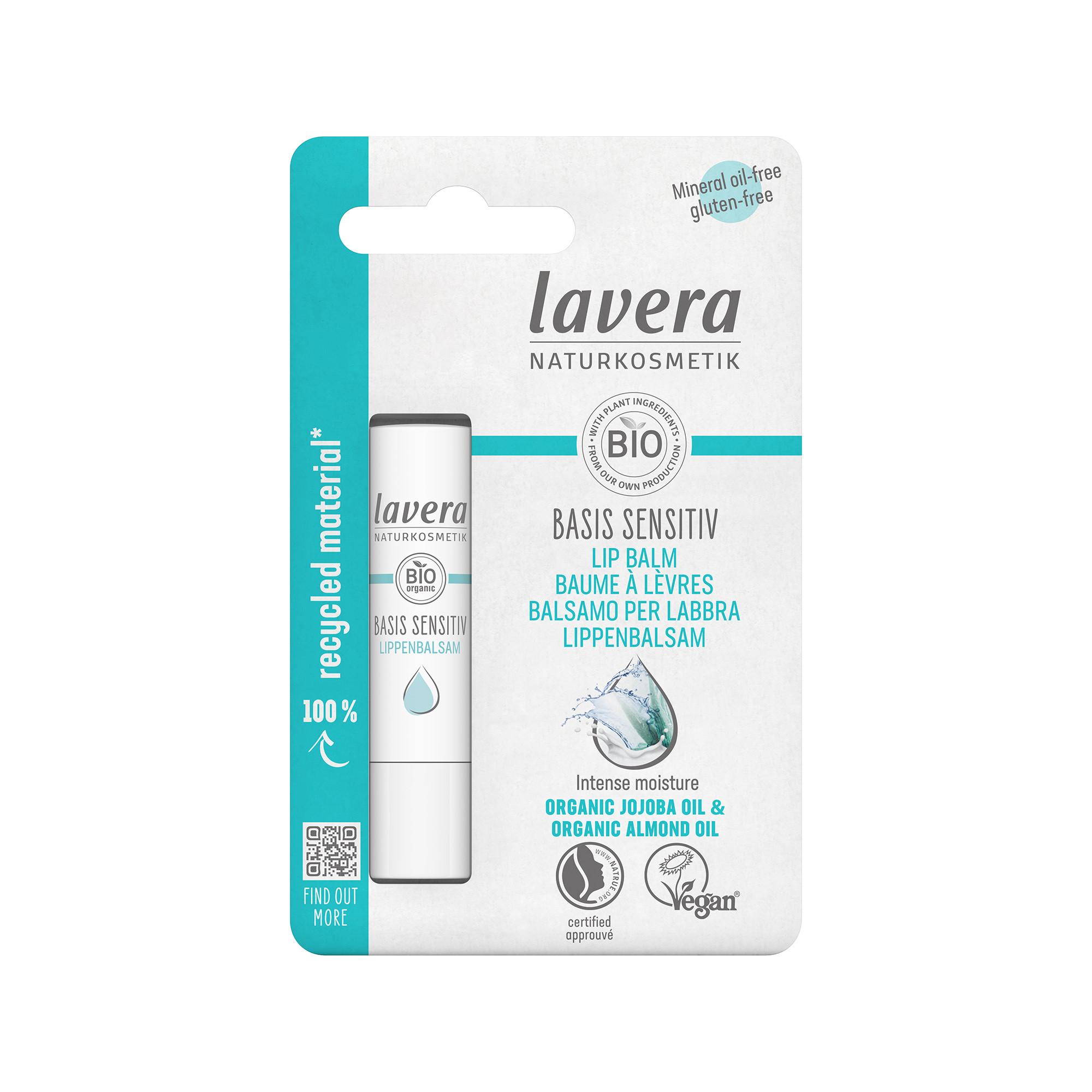 lavera  Basis sensitiv BALSAMO LABBRA Olio di Jojoba Bio & Olio di Mandorle Bio 
