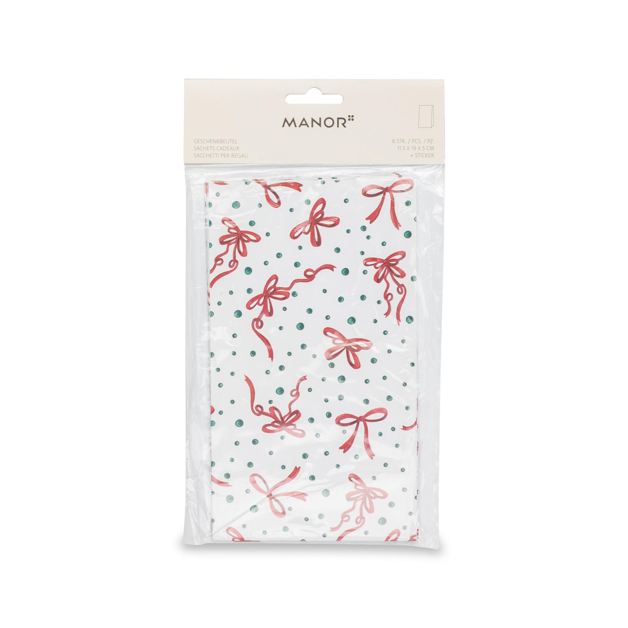 Manor Set sachets de cadeau Ribbon 