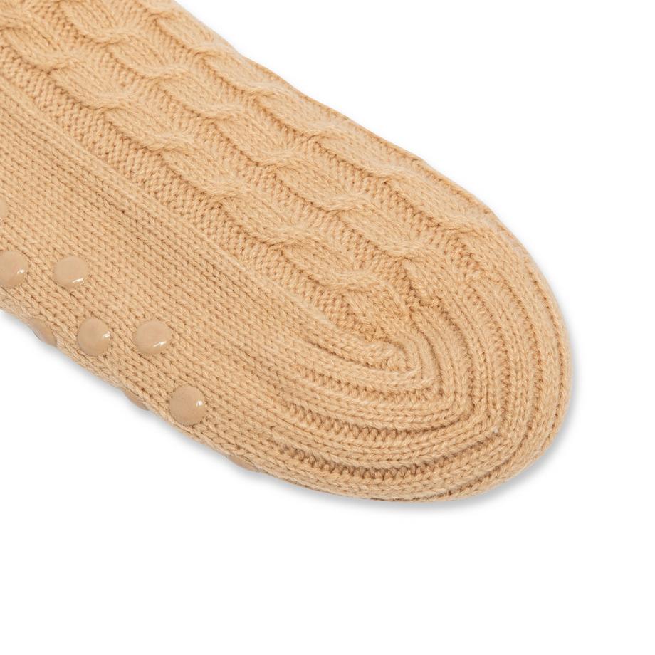 Manor Woman Chaussettes tricotées avec semelle antidérapante  