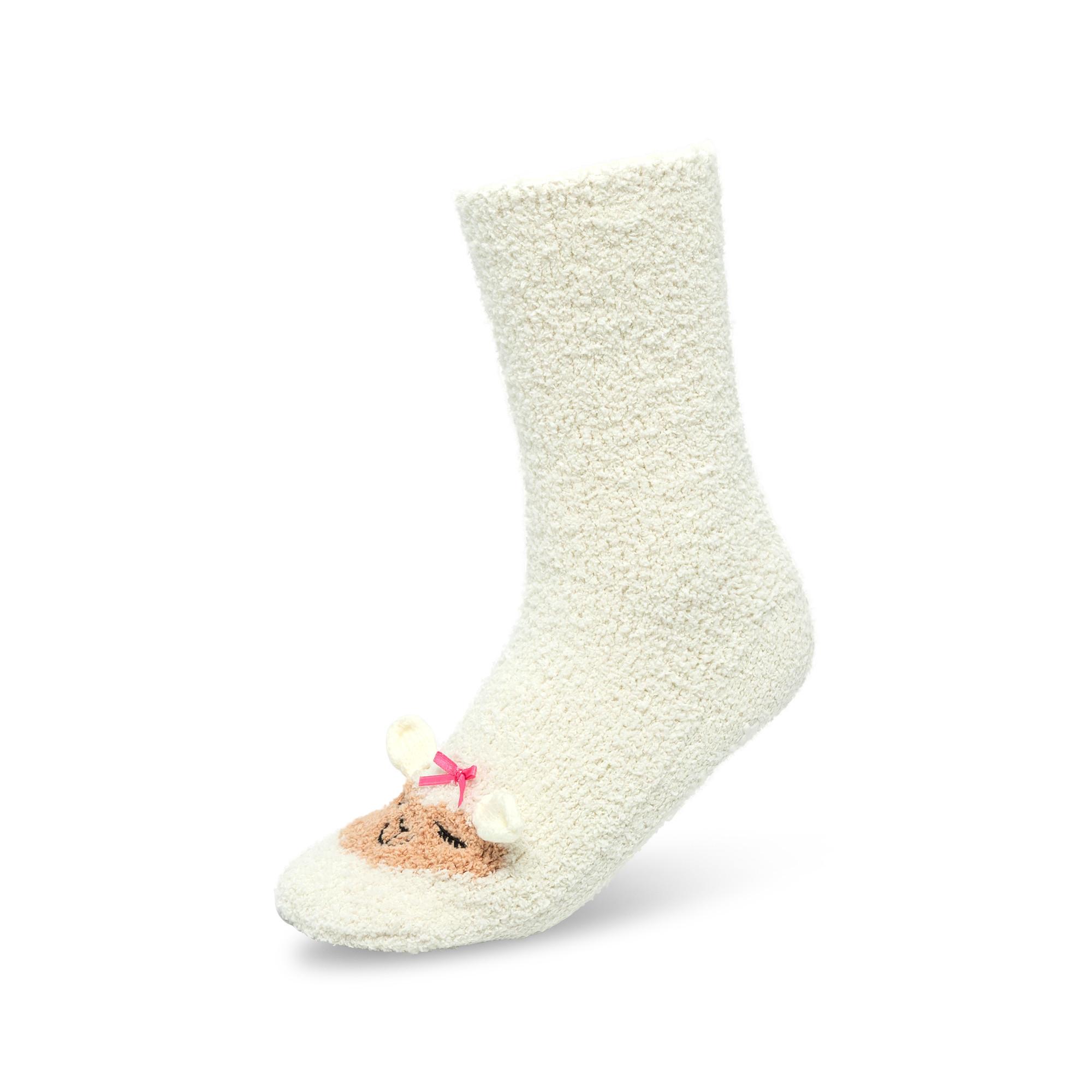 Manor Woman Fleece Socken mit Tiermotiv  