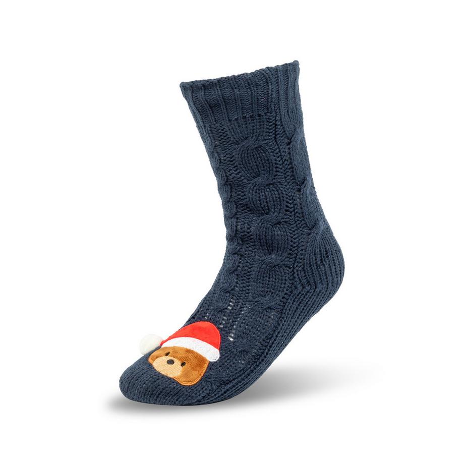 Manor Woman Calze Pantofola Natalizie Motivo Orso  