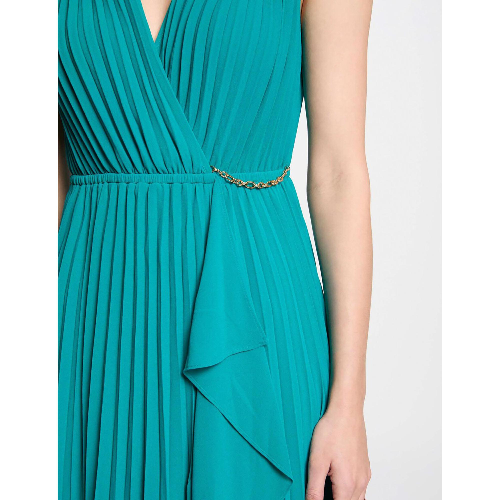 MORGAN Robe Longue Plissée  