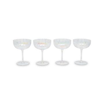 Champagnerglas, 4 Stück