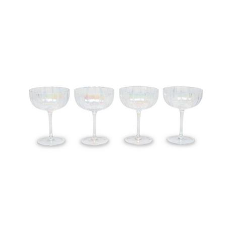 Manor Champagnerglas, 4 Stück Rainbow 