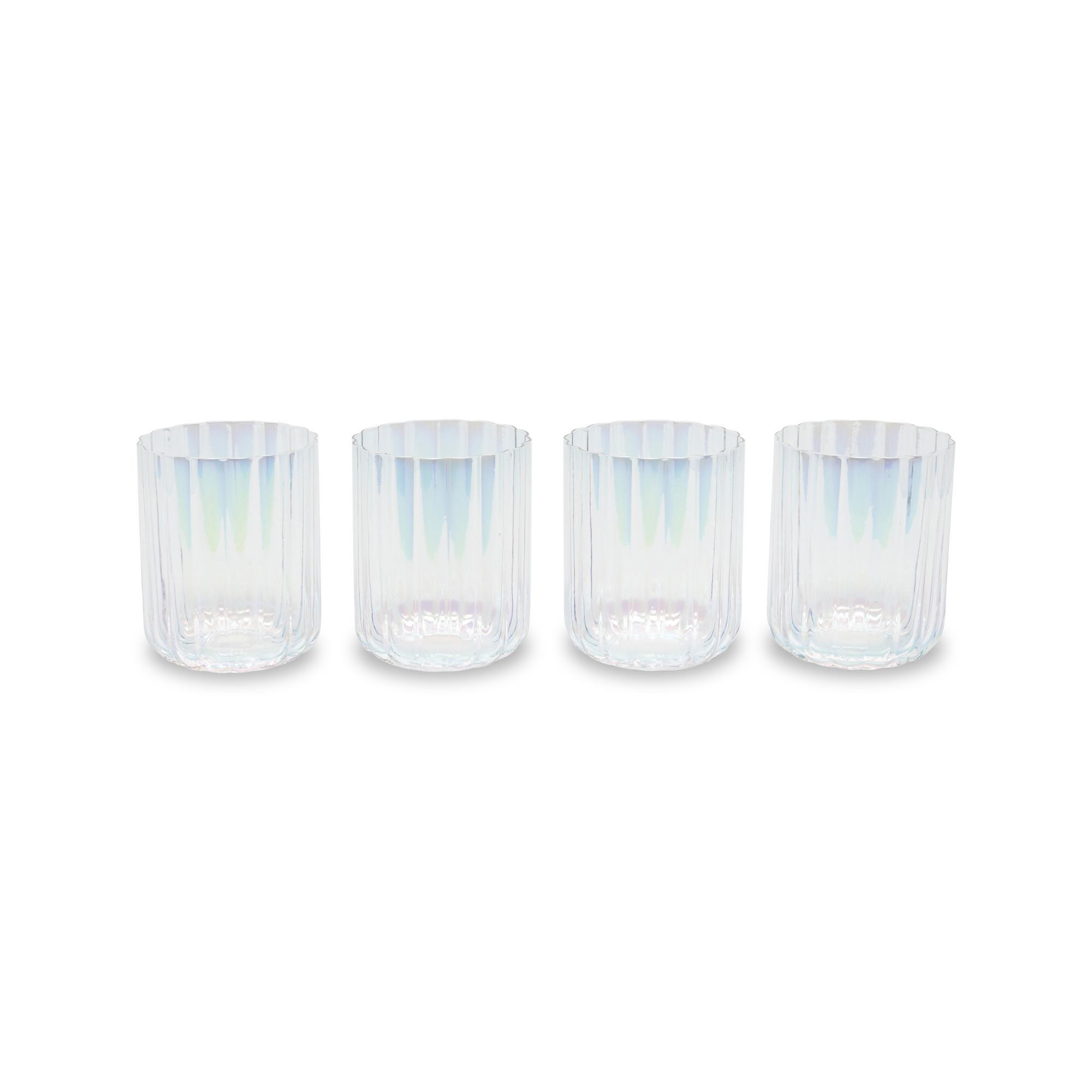 Manor Wasserglas, 4 Stück Rainbow 