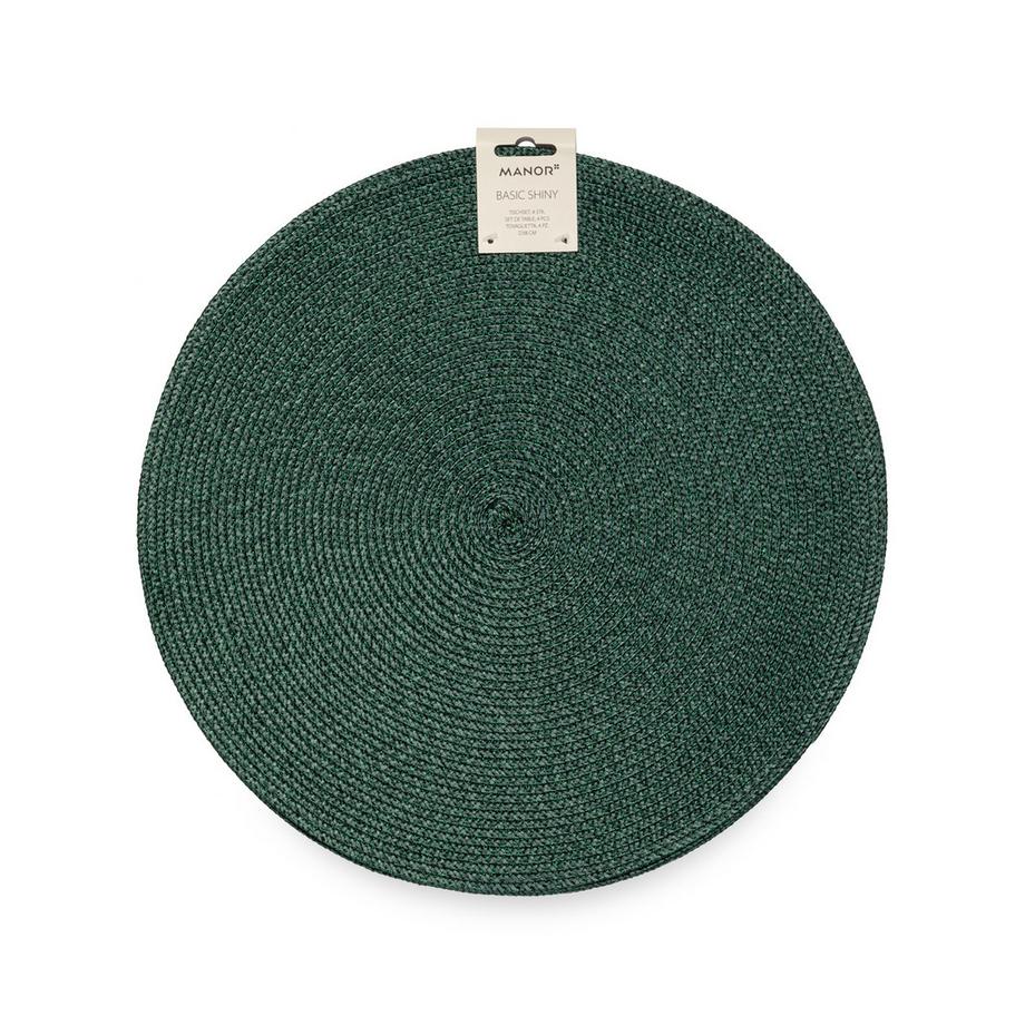 Manor Home Tischset, 4-teilig Basic Shiny 