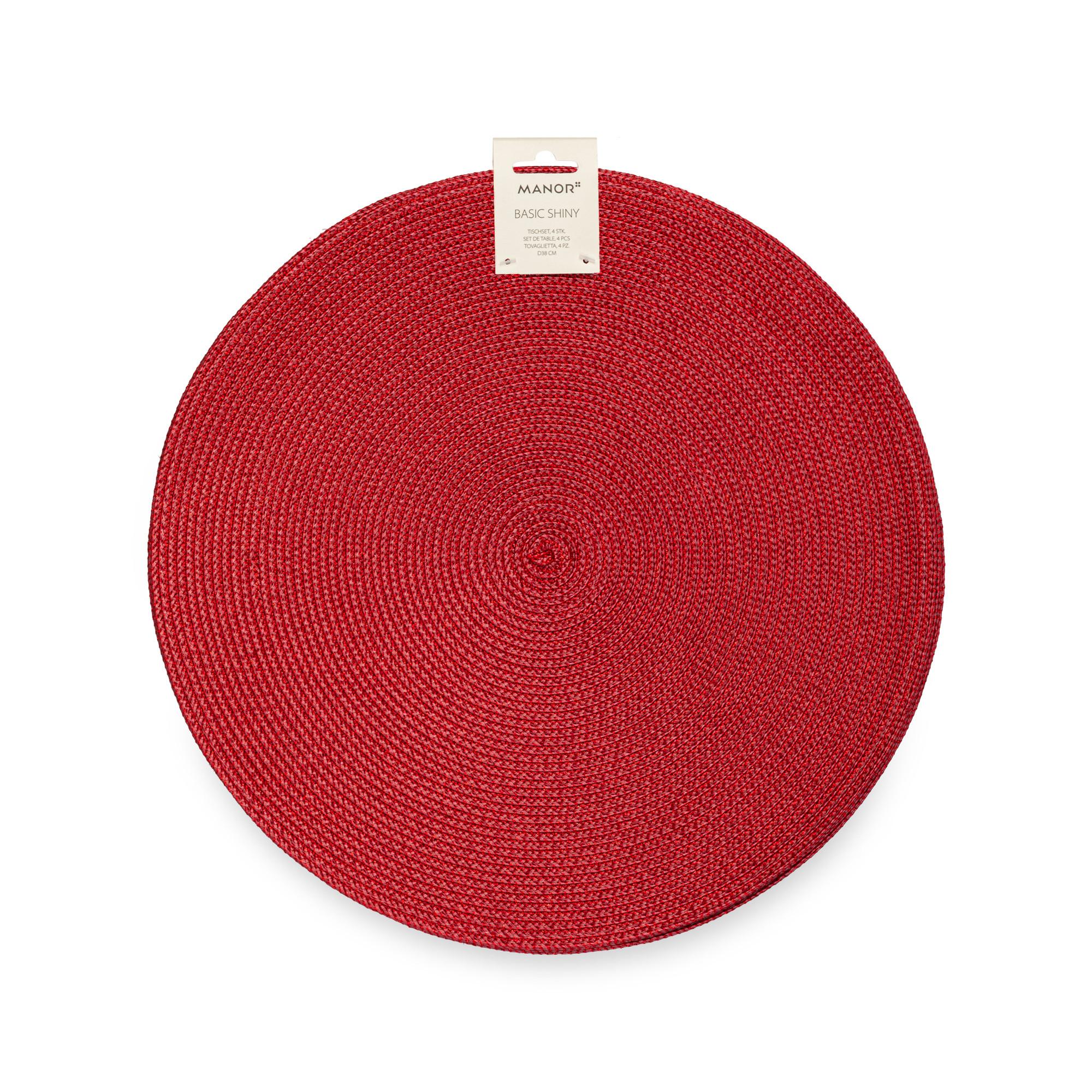 Manor Tischset, 4-teilig Basic Shiny 