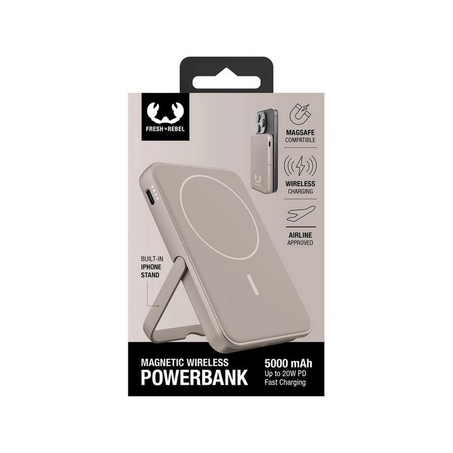 FRESH'N REBEL Magnetic Wireless Powerbank 5000 mAh Powerbank 