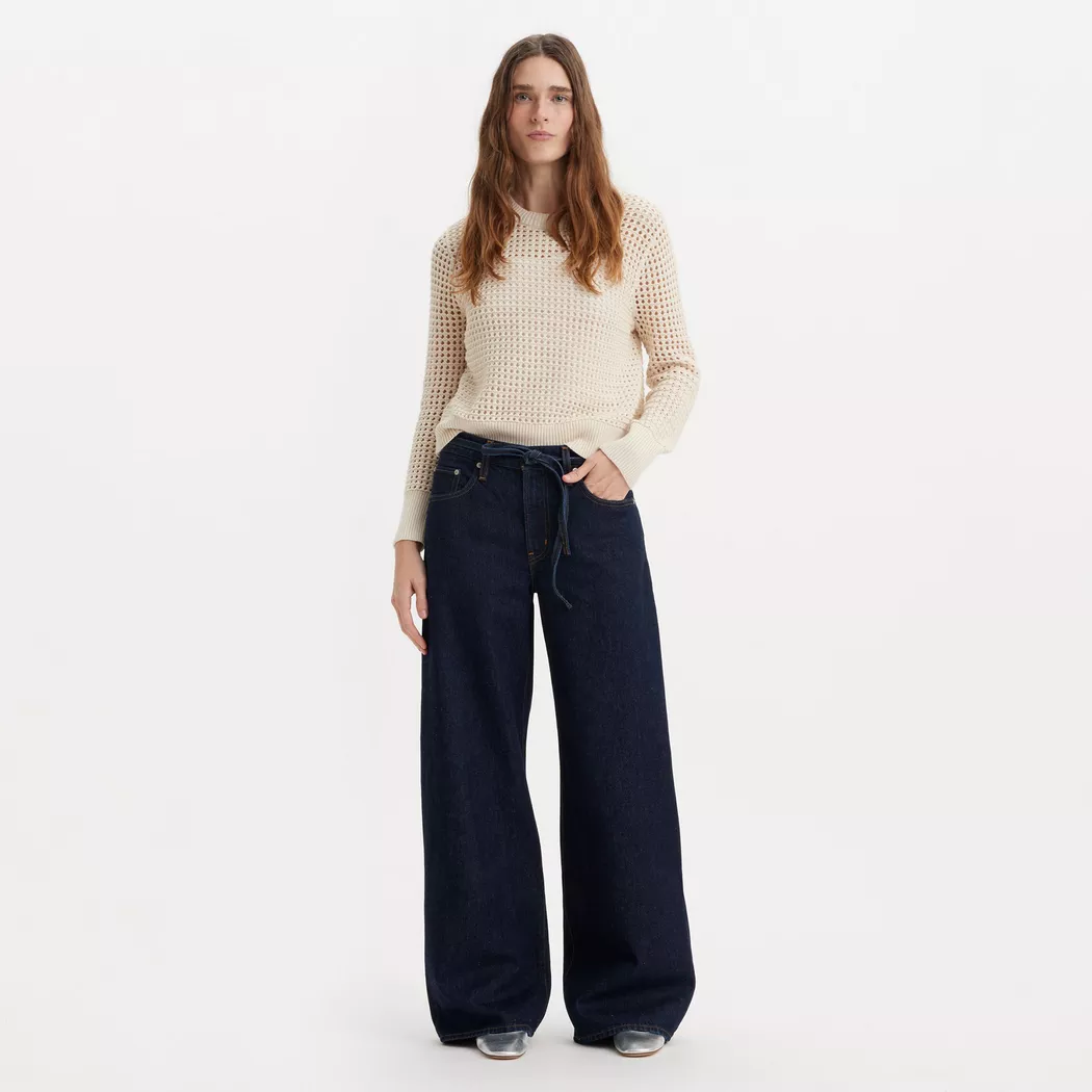 Levi's pour femme. A8701-0007 Jeans XL Straight navy (27/29), Casuel, Coton, Denim, Marine