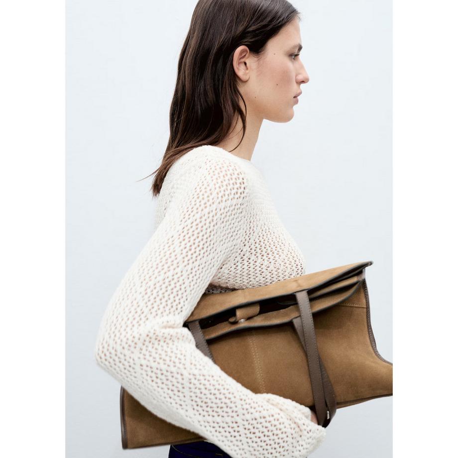 MANGO ETHIOPIA Maglione traforato  