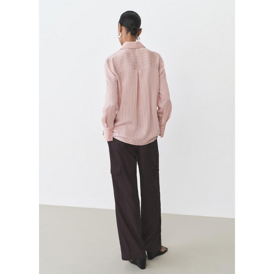 MANGO Cortazar Camicetta A Righe Maniche Lunghe  