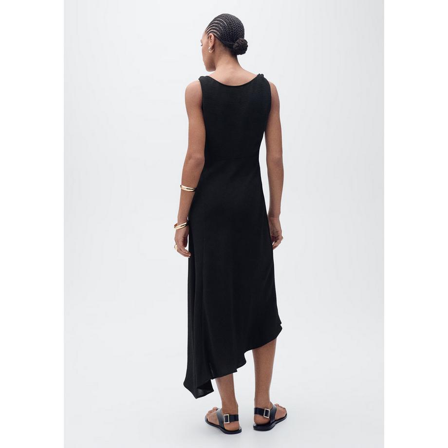 MANGO Irati Robe Midi Asymétrique Sans Manches  