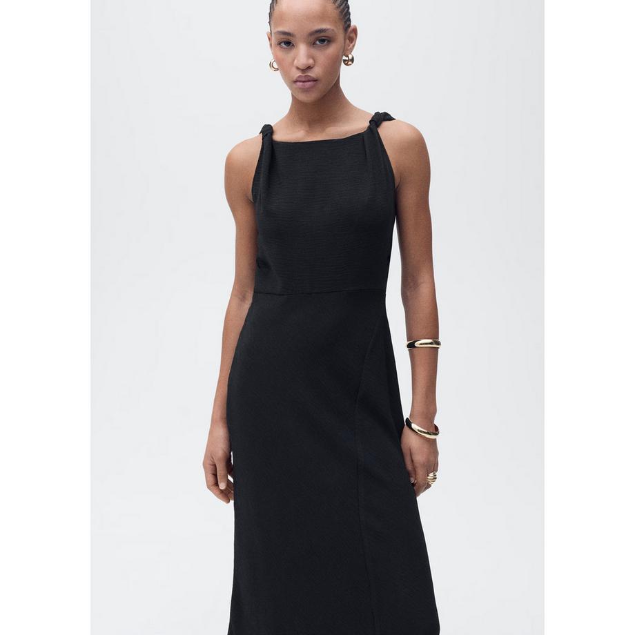 MANGO Irati Robe Midi Asymétrique Sans Manches  