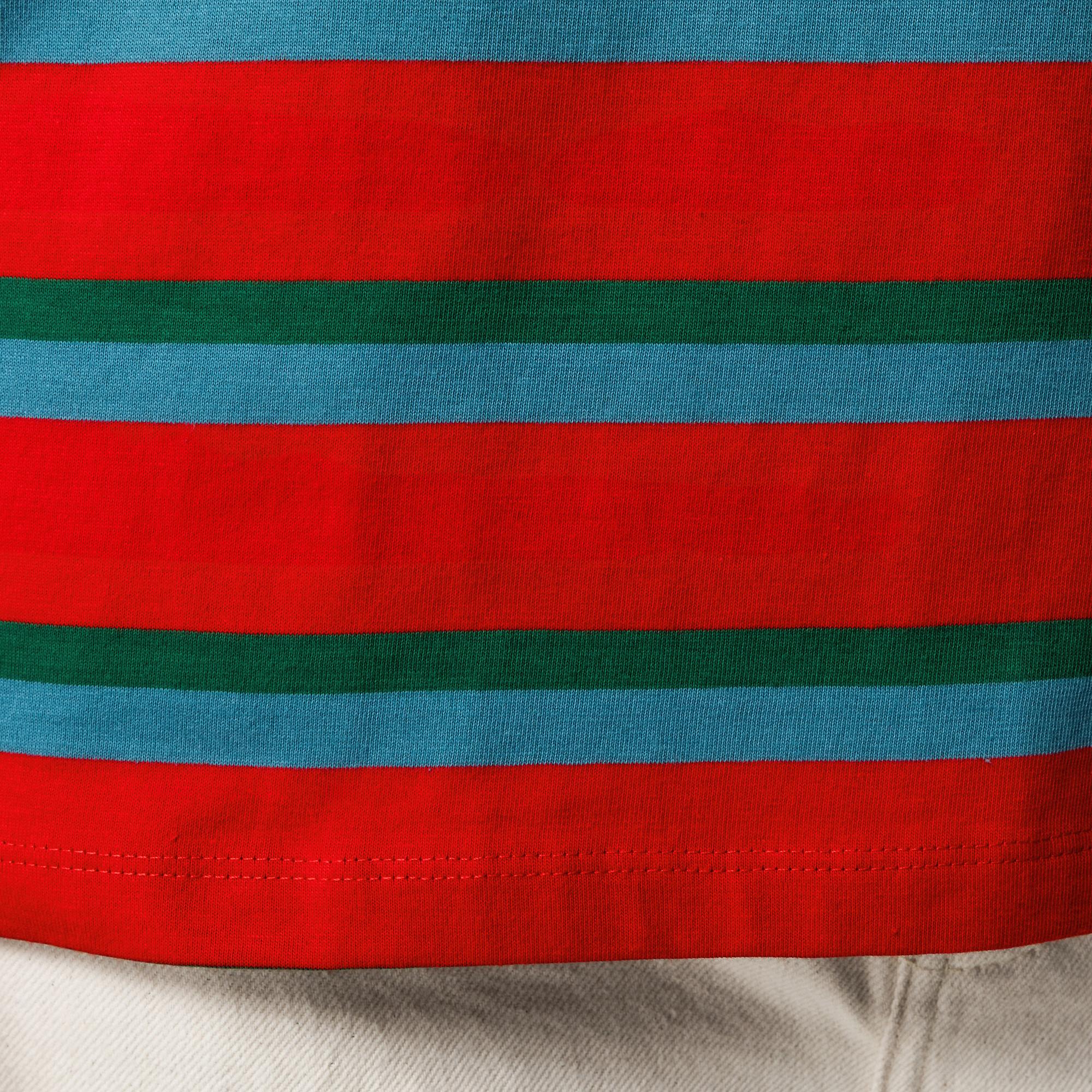 Manor Man T-Shirt Maniche Lunghe A Righe  