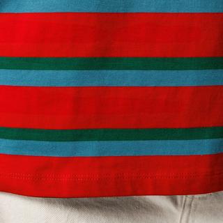 Manor Man T-Shirt Maniche Lunghe A Righe  