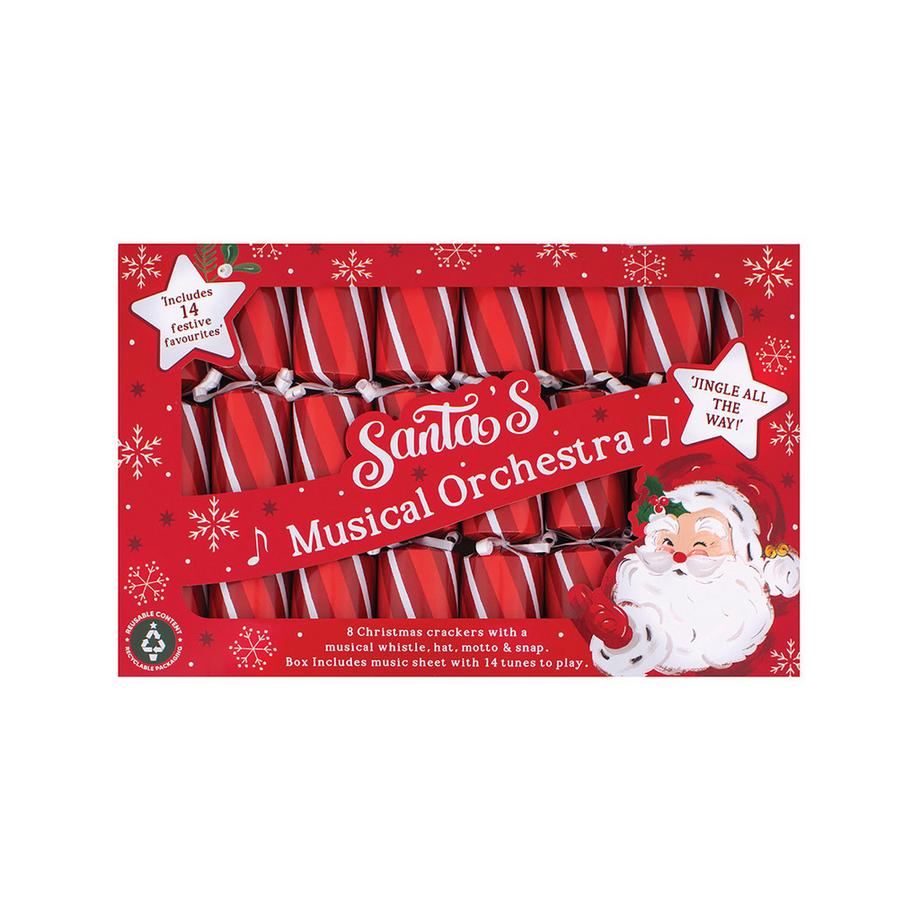 RSW Christmas Crackers 8 Stück Musical 