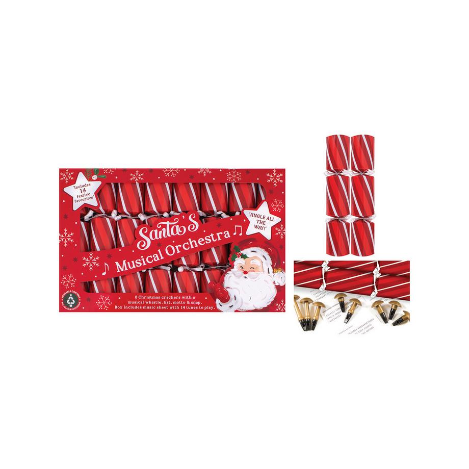 RSW Christmas Crackers 8 Stück Musical 