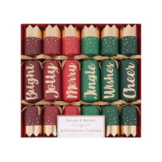 Harvey & Mason Crackers 6 Stück Script 